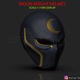 0001.jpg The Moon Knight Helmet - Marvel Mask High quality 3D print model