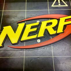 FullSizeRender_7.jpg Archivo STL gratis Logotipo de Nerf・Objeto para impresora 3D para descargar