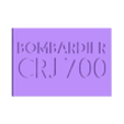 Stand Tag - CRJ700.stl Multipart Stand