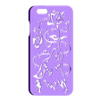 Wolf Iphone Case 6.stl Howling Wolf Iphone Case 6 6s
