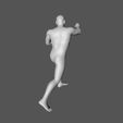 4.jpg Decorative Man Sculpture Low-poly 3D model