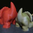 Torosaurus-Painted-4.jpg Archivo STL Torosaurus (Easy print no support)・Plan de impresora 3D para descargar