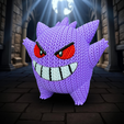 z6660816706541_960ade2bed859966474be8fd1e8053fd.png Gengar - Punto - Ganchillo - Multiparte