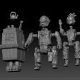 screenshot.590.jpg STAR WARS .STL VISIONS, THE OLD MAN, THE BOSS AND THE GONK OBJ. VINTAGE STYLE ACTION FIGURE.