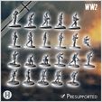 3.jpg Set of 20 German WW2 artillery crews - Germany Eastern Western Front Normandy Stalingrad Berlin Bulge WWII