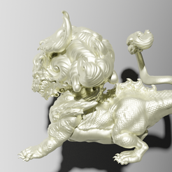 front7.png 3D-Datei Drache・3D-Drucker-Vorlage zum herunterladen