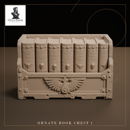 Blood Ravens Ornate Book Chest 1