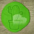 IMG_20190903_140913.jpg CACTUS - cookie cutter - Mexican party, desert, summer - cut dough and clay - 12cm