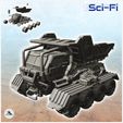 1-PREM.jpg Post-apo vehicles pack No. 1 - Future Sci-Fi SF Post apocalyptic Tabletop Scifi Machine Terrai,