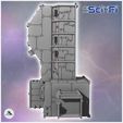 5.jpg Futuristic fortified base with steel walls and observation tower with ladders (34) - Future Sci-Fi SF Post apocalyptic Tabletop Scifi Wargaming Planetary exploration RPG Terrain