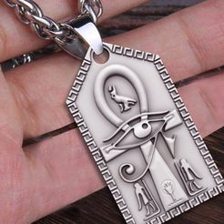 Ankh-Cross-Pendant02.jpg Archivo STL Ankh Cruz Colgante STL Joyería・Diseño de impresora 3D para descargar