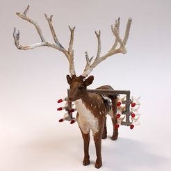 1.jpg Fichier STL gratuit Bataille de cerfs・Modèle à télécharger et à imprimer en 3D