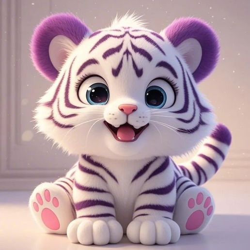 ☆BABYMONSTER アサ着用☆evergreen tartan/ROMANTIC TIGER☆ 🐅 Tiger Baby・ 3D File for 3D printing・Cults