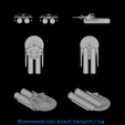 _preview-brownwood.png Miranda class: Star Trek starship parts kit expansion #1