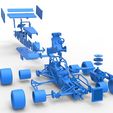 167.jpg Supermodified front engine Winged race car V4 Scale 1:25