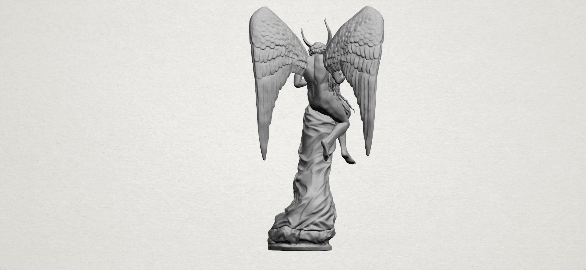 Angel and devil - A09.png Télécharger le fichier STL gratuit Ange et diable • Objet pour impression 3D, GeorgesNikkei