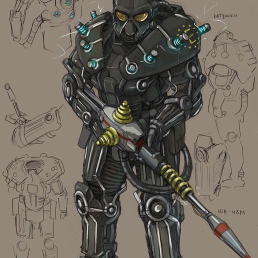 Enclave tesla PA from Fallout