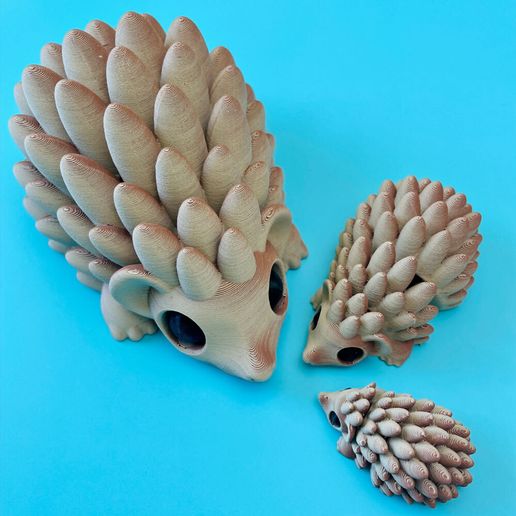 🦔 little hedgehog — articulated flexi print-in-place fidget animal・ 3D ...