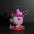 Wigglytuff2.png Igglybuff, jigglypuff, Wigglytuff and Scream tail 3D print model