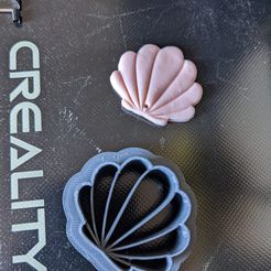 Seasshell-cutter2.jpeg OBJ file Seashell polymer clay cutter for 3cm jewelry・3D printing idea to download