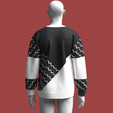 Men-Cut-And-Sew-Printed-Sweatshirt_8.png Hombres Cut And Sew Sudadera Impresa | Marvelous / Clo3d / obj / fbx