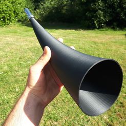20220827_110427.jpg Totoche - 3D printed Blow horn for scoutism, hunting or fun