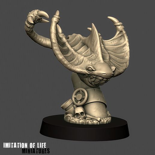 3 Archivo 3D Tiburones asesinos voladores - rayas escorpión・Idea de impresión 3D para descargar, imitationoflife