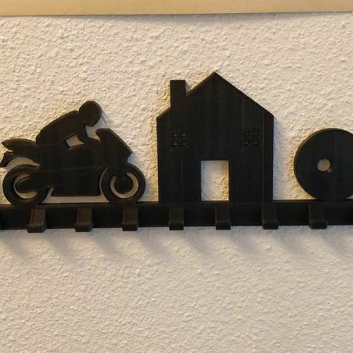 Porte clés murale / Wall Keys holder 1 3D model