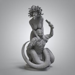 3 | ser Ma ) ey P 3D-Datei Die Gorgone・3D-Druckvorlage zum Herunterladen