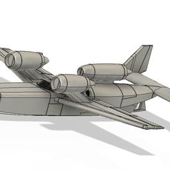 2023-02-19-19.png STL file Convair Submarine Aircraft・Model to download and 3D print