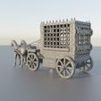Prisoner-Carriage-3.jpg Medieval Prisoner Carriage 28 MM Tabletop Terrain