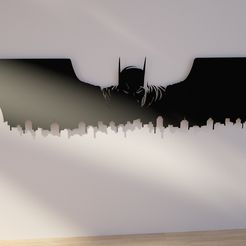 4.jpg Archivo OBJ gratis Batman Cuadro・Modelo imprimible en 3D para descargar