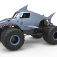 1.jpg 3D file Diecast Shark Monster Truck Scale 1:25・3D printing idea to download
