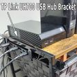 0f60fba6-f77e-474c-afab-19c48ff06396.jpg Under shelf holding bracket for TP Link UH700 USB Hub