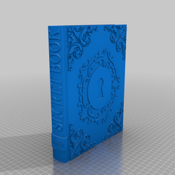 Secret_Book.png Download free STL file Secret Book • Design to 3D print, BODY3D