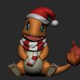charmander-natal-1.jpg Pokemon - Christmas Charmander