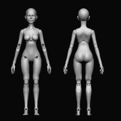 3D file Skeledaddy BJD(Ball-Jointed-Doll) body 🗿・3D print design to  download・Cults