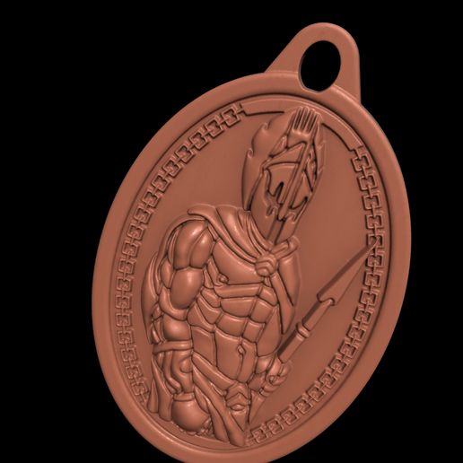 warrior-man-update-05.jpg warrior man Ancient Pendant Necklaces for Men
