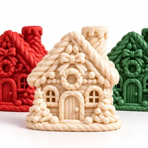 Strata Gingerbread House – Layered Christmas Decor