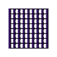 neomatrix-grid.stl NeoMatrix Quadratische LED-Pixel-Anzeige