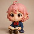 dadadan-pink-girl.png Aira Shiratori chibi cute
