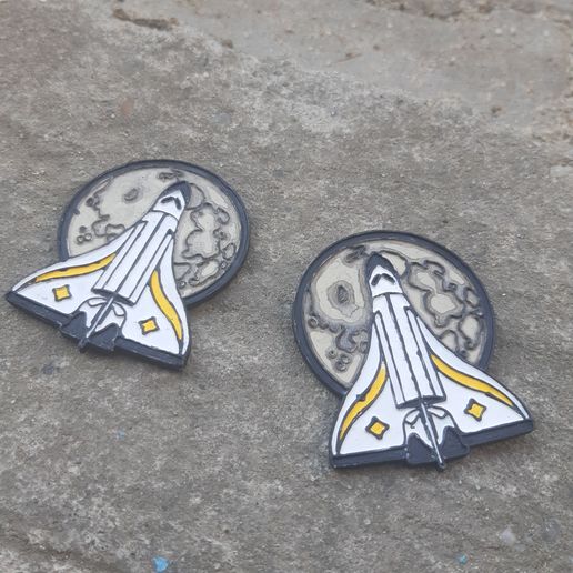 The Last of Us Ellie backpack rocket badge 3D model