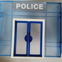 20190803_182241.jpg Archivo STL gratis La puerta de la comisaría del Sistema X de Playmobil・Modelo de impresión 3D para descargar