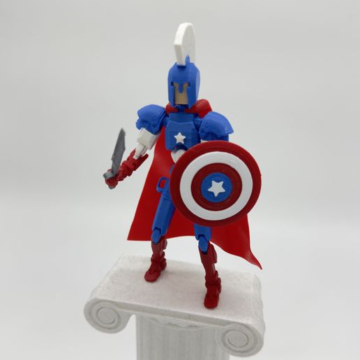 IMG_6174.jpg T13 Captain America Gladiator Version Action Figure - Dummy 13