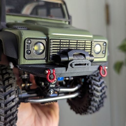 🚁 TRX4M High Clearance Bumper for Land Rover Defender・ STL File