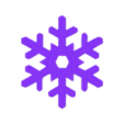 Copo II.stl Geometric Snowflake - Fractal Elegance II