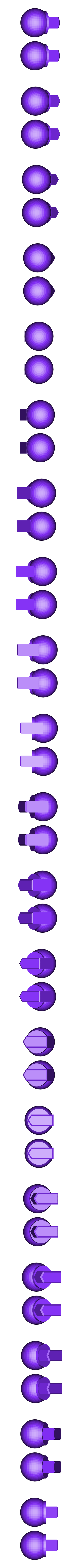 7_Leftleg5_Knee2_Balljoint.stl パワーレンジャー サンダー・メガゾード