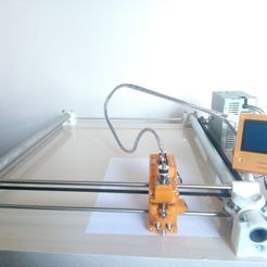IMG_000.jpg Archivo STL gratuito Plotter de corte Plotter plano 350x530 Marlin o GRBL・Idea de impresión 3D para descargar