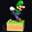 3.jpg Luigi STL 3D print figure