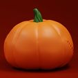 Pumpkin1-0015.jpg Halloween Pumpkin 3D Print Model